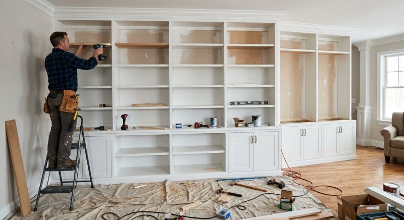 Bookshelves Installation in Winston Salem, NC